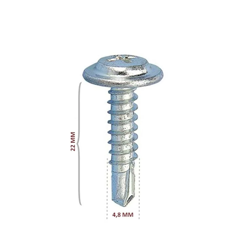 Pul Başlı Matkap Uçlu Vida RYSB 4.8x22