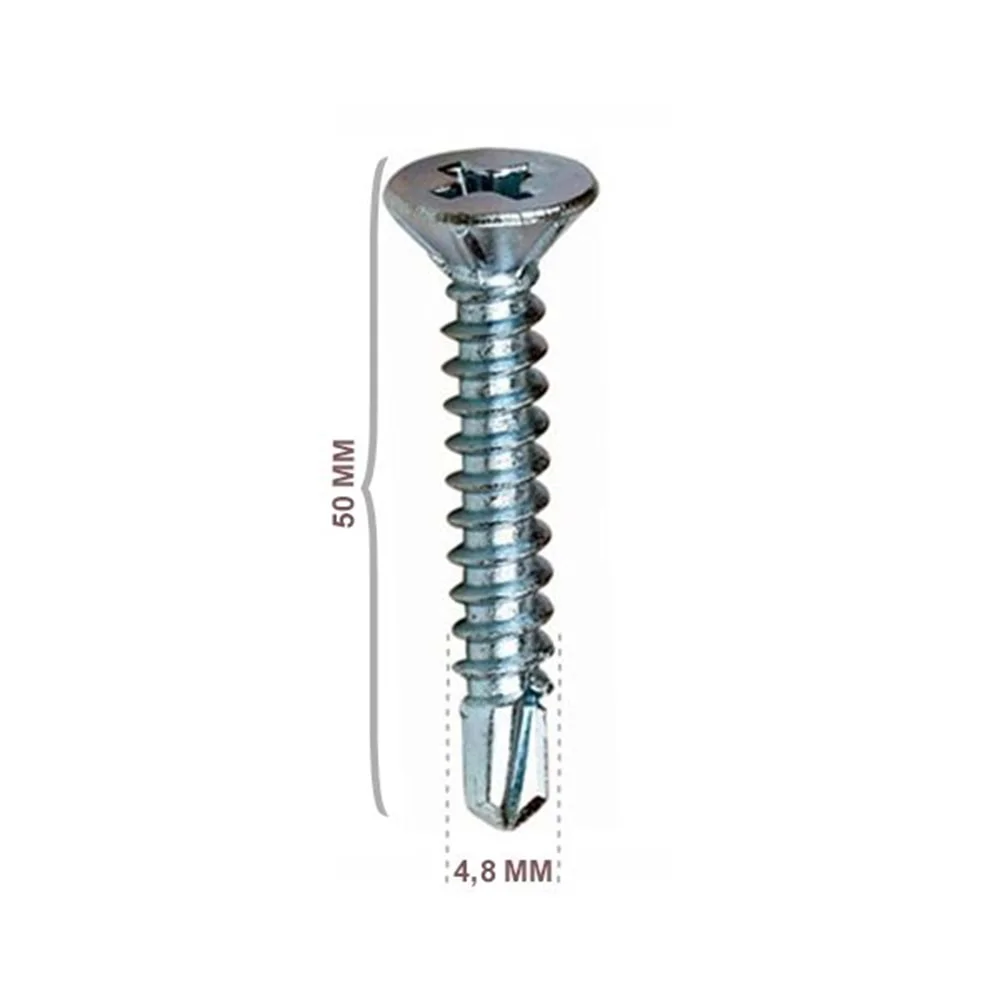 YHB Matkap Uçlu Vida 4.8x50