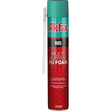 Akfix 805 Genel Amaçlı Pu Köpük 750 ml / 850 gr