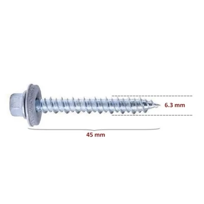Ahşap Çatı Vidası 6.3x45mm