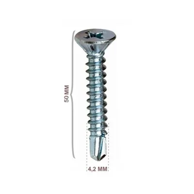 YHB Matkap Uçlu Vida 4.2x50