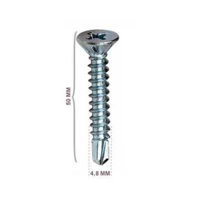 YHB Matkap Uçlu Vida 4.8x50